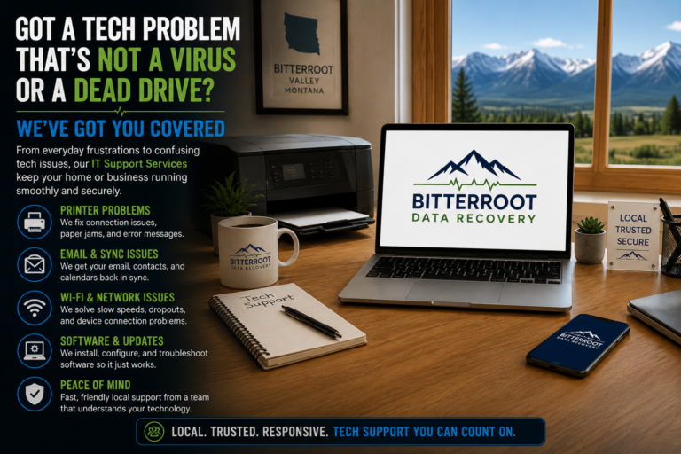 Got a Tech Problem That’s Not a Virus or a Dead Drive? We’ve Got You Covered