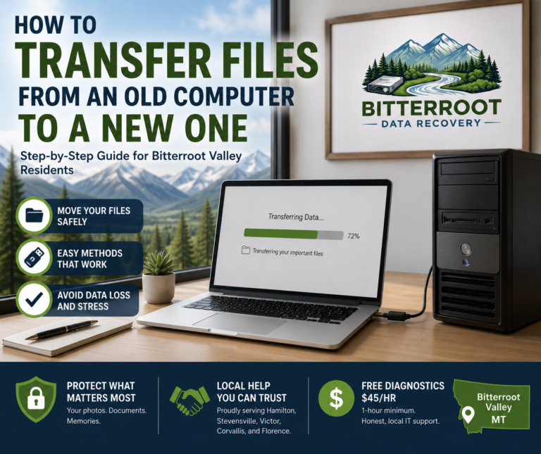 How to Transfer Files from an Old Computer to a New One