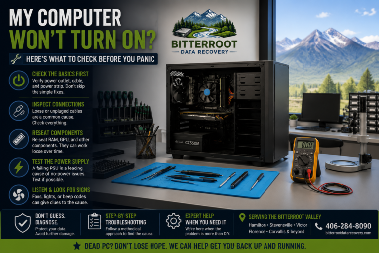 My Computer Won’t Turn On? Here’s What to Check Before You Panic
