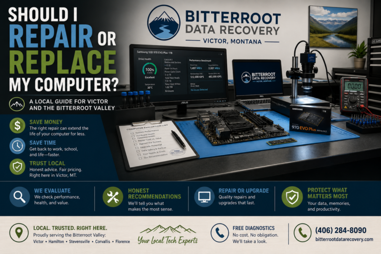 Should I Repair or Replace My Computer? A Local Guide for Victor and the Bitterroot Valley